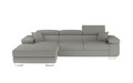 Coltar extensibil stanga 4 locuri ELTAP, Armd-364, Armando, 289x203x85 cm, lemn/poliester, gri
