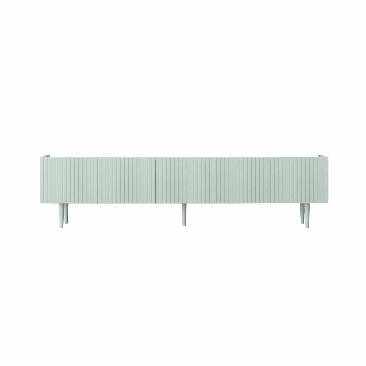 Comoda TV, Hanah Home, Capella 160, 160x50x29 cm, MDF, Verde menta - view 4