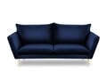 Canapea, Verveine, Mazzini Sofas, 3 locuri, 212x95x96 cm, catifea, albastru regal