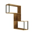 Raft pentru perete, Locelso, VG16 - A, 53.4 x 85.2 x 19.5 cm, pal melaminat, pin