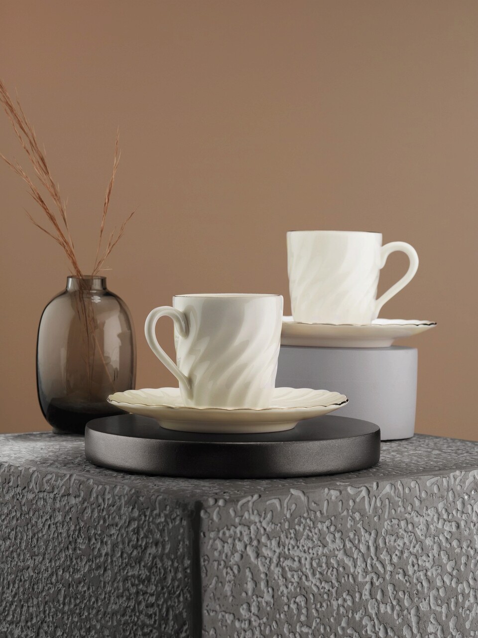 Set de cafea BNLY12KT220, Kutahya Porselen, 12 piese, portelan - 1 | YEO