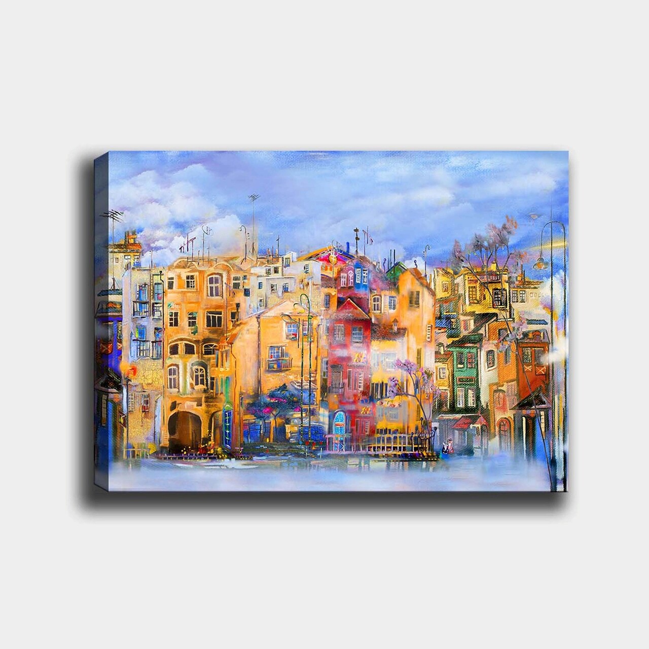 Tablou decorativ, 252002581_70100, Cadru: 100% LEMN (grosime: 3 cm), Multicolor - view 2