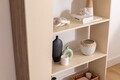Corp biblioteca, Arnetti, Clark, 100x30x170 cm, PAL, Nuc / Bej