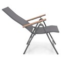Scaun cu spatar inalt Cesano, 62x68x108 cm, gri