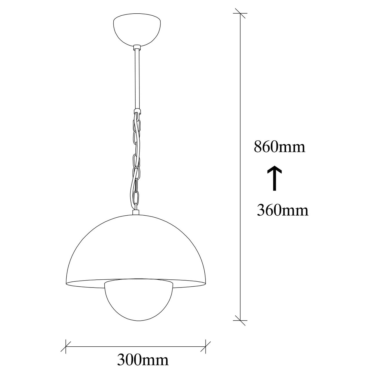 Lustra, Tatum, 584TTM1276, Metal, Negru - 2 | YEO