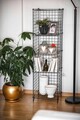 Corp biblioteca, Puqa Design, Elvis, 137.5x37x35 cm, Metal, Negru