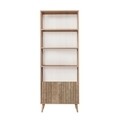 Biblioteca Booki 728, Vella, 75x35x198 cm, multicolor