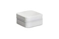 Cutie de bijuterii, White, 10x10x5.5 cm, Piele ecologica, Alb