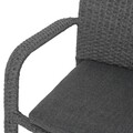 Scaun, Horeca, L.56 l.59/43 H.83 cm, aluminiu, gri