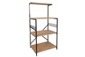 Dulap de bucatarie Anemon, Kalune Design, 60x45x124 cm, natural/negru