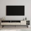 Comoda TV, Inarch, Luga, Gri / Travertin