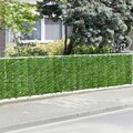 Folie paravan pentru balcon si gradina Ivy, Maximex, 100x300 cm, polietilena/poliester/nailon, verde