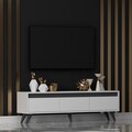 Comoda TV, Odessa, Century, 150x30x45 cm, PAL, Alb