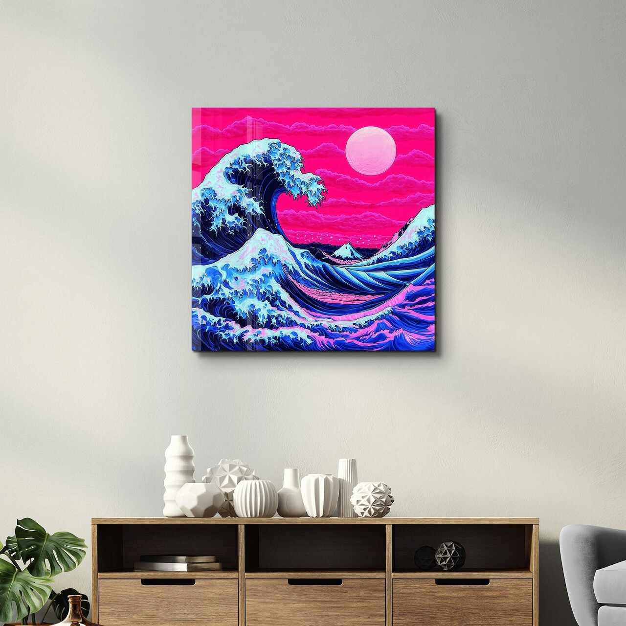 Tablou decorativ, SPK-3004, Dimensiune: 50 x 50 cm, Multicolor - view 2