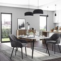 Scaun, Songmics, Velvet Design, 62.5x62x85 cm, otel/catifea, gi
