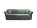 Canapea 3 locuri, Hailey, Micadoni Home, 206x102x79 cm, tesatura boucle, grafit