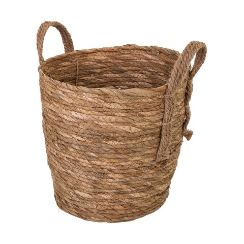 Cos pentru depozitare, Creaciones Meng, 27x28 cm, stuf, natural