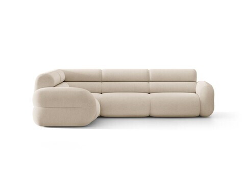 Coltar stanga 5 locuri, Neo, Micadoni Home, 295x210x83 cm, tesatura Boucle, bej