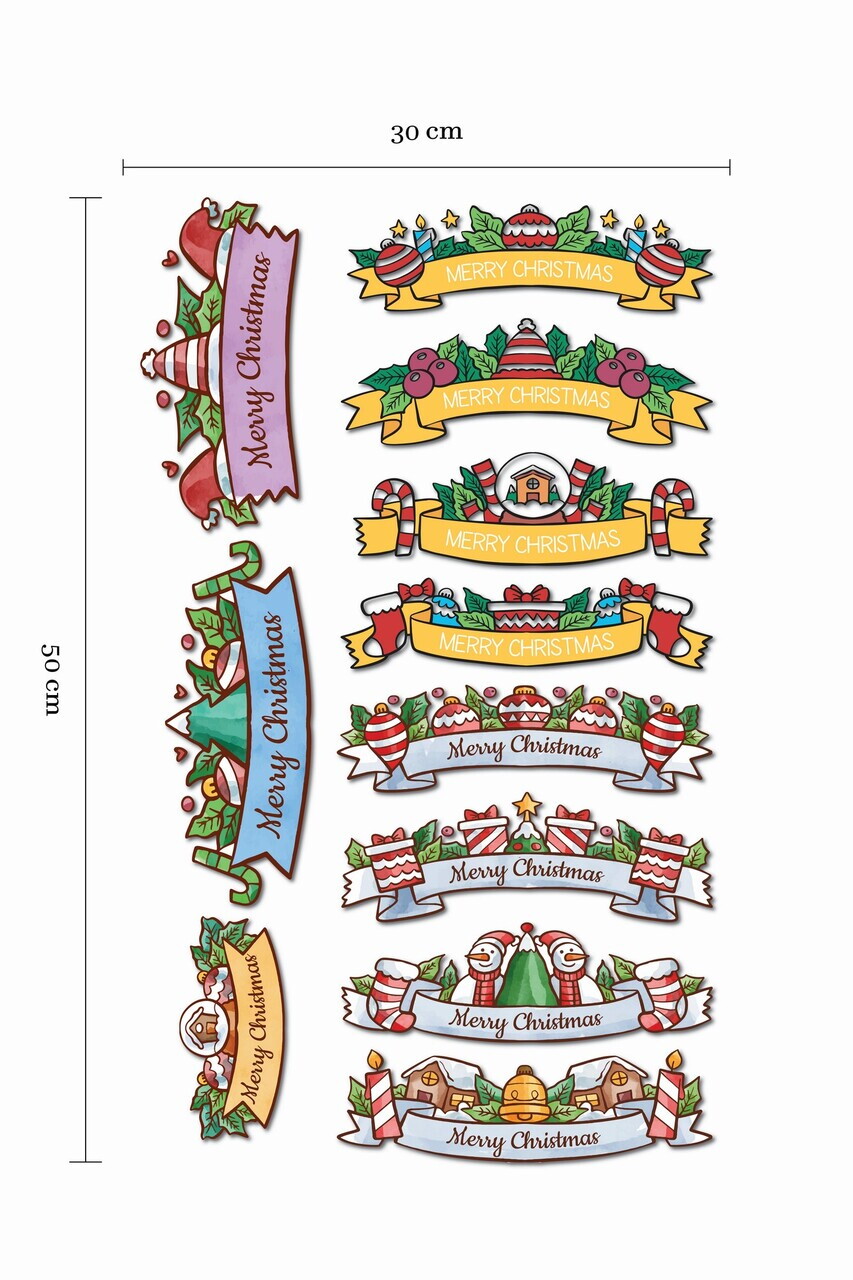 Sticker decorativ, 309093_3050, 30 x 50 cm, Multicolor — imaginea 4