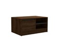 Masuta de cafea, Puqa Design, Ongu, 90x45x60 cm, PAL, Nuc / Antracit