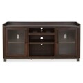 Comoda TV, Starmore, L.178 l.46 H.89, metal/lemn/sticla, maro