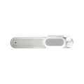Set organizator chiuveta si dozator sapun 4 piese, Brabantia, SinkStyle Mineral, 75x13x15 cm, plastic/inox, alb