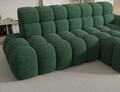 Coltar extensibil stanga 3 locuri ELTAP, Ceedro, 283x165x98 cm, lemn/poliester, verde inchis