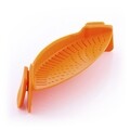 Strecuratoare detasabila pentru paste InnovaGoods, 22 x 6 x 8 cm, silicon, portocaliu