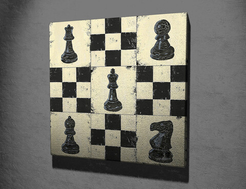 Tablou decorativ, kc104, canvas, dimensiune: 45 x 45 cm, multicolor