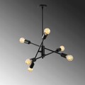 Lustra, Tatum, 584TTM1226, Metal, Negru