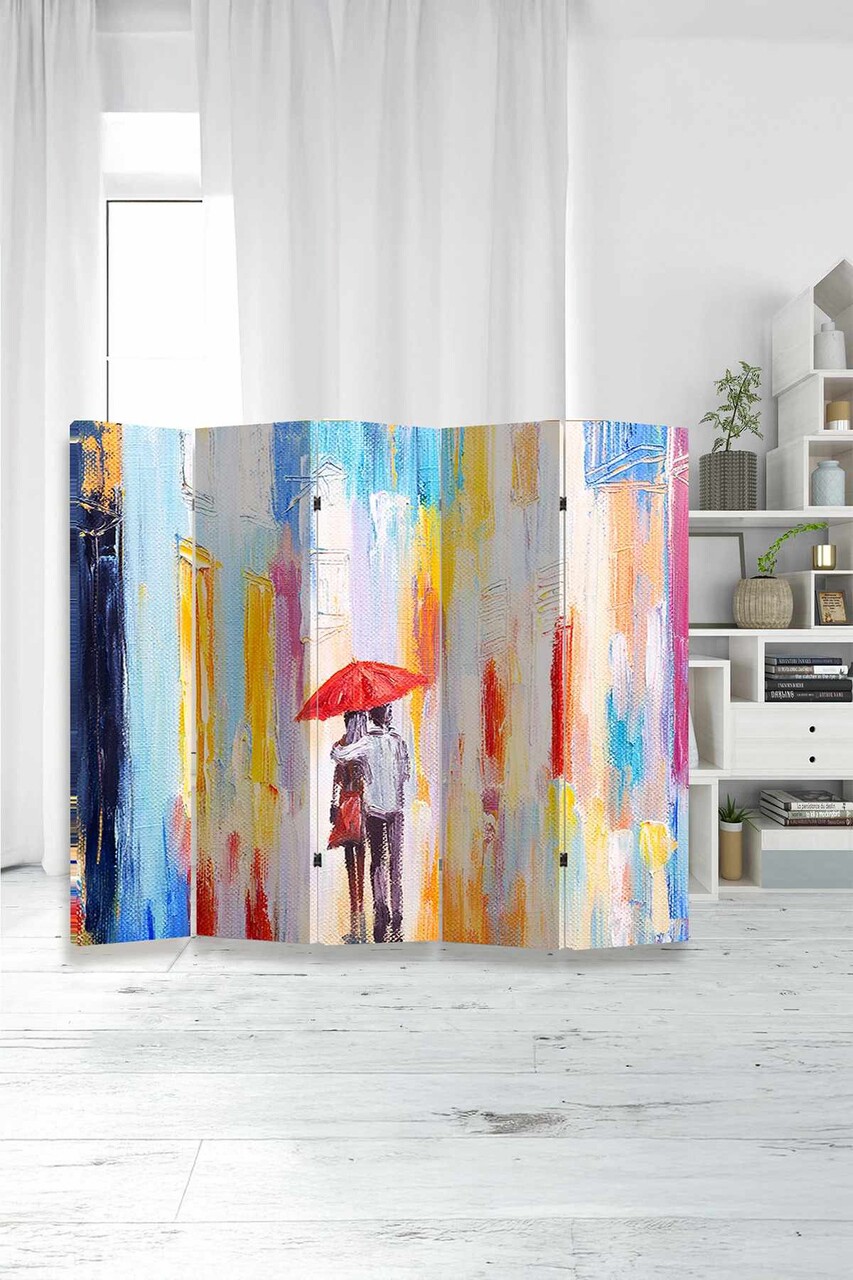 Separator de cameră, Artprvn5Kntmdl9, Multicolor - imagine 2