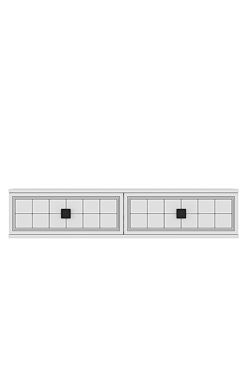 Dulap, Hanah Home, Yuka 120, 120x25.5x29.6 cm, Alb — imaginea 4