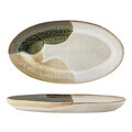 Platou pentru servire, Bloomingville, Jules, 33.5x18.5x3.5 cm, ceramica, verde