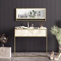 Bufet, Zena Home, Polka Aynalı, PAL, Aur/Alb