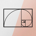 Decoratiune de perete, Golden Ratio Metal Decor, metal, 53 x 35 cm, negru