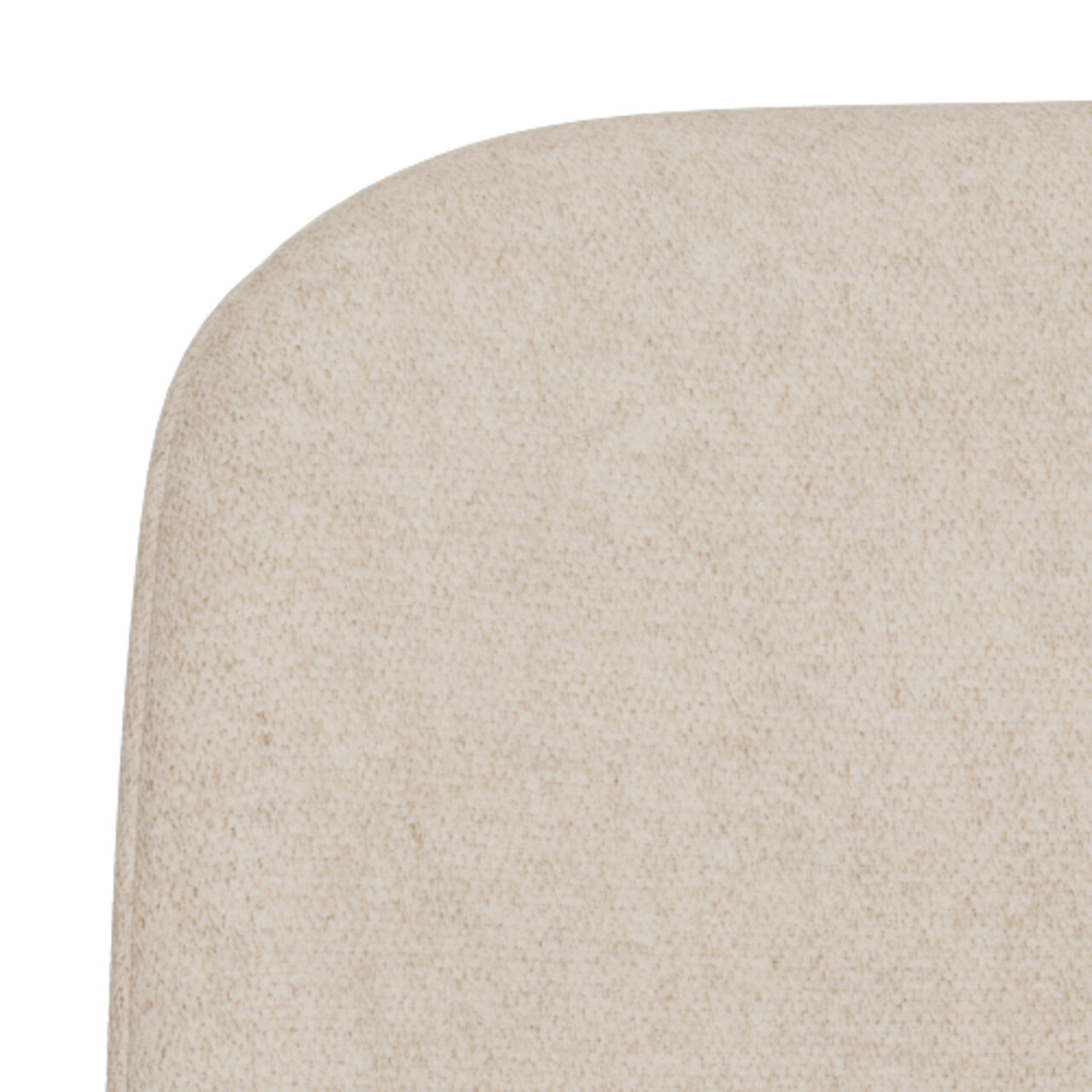 Scaun Beth, Actona, 57.5x55x81 cm, rotativ, poliester/otel, bej nisip - view 6