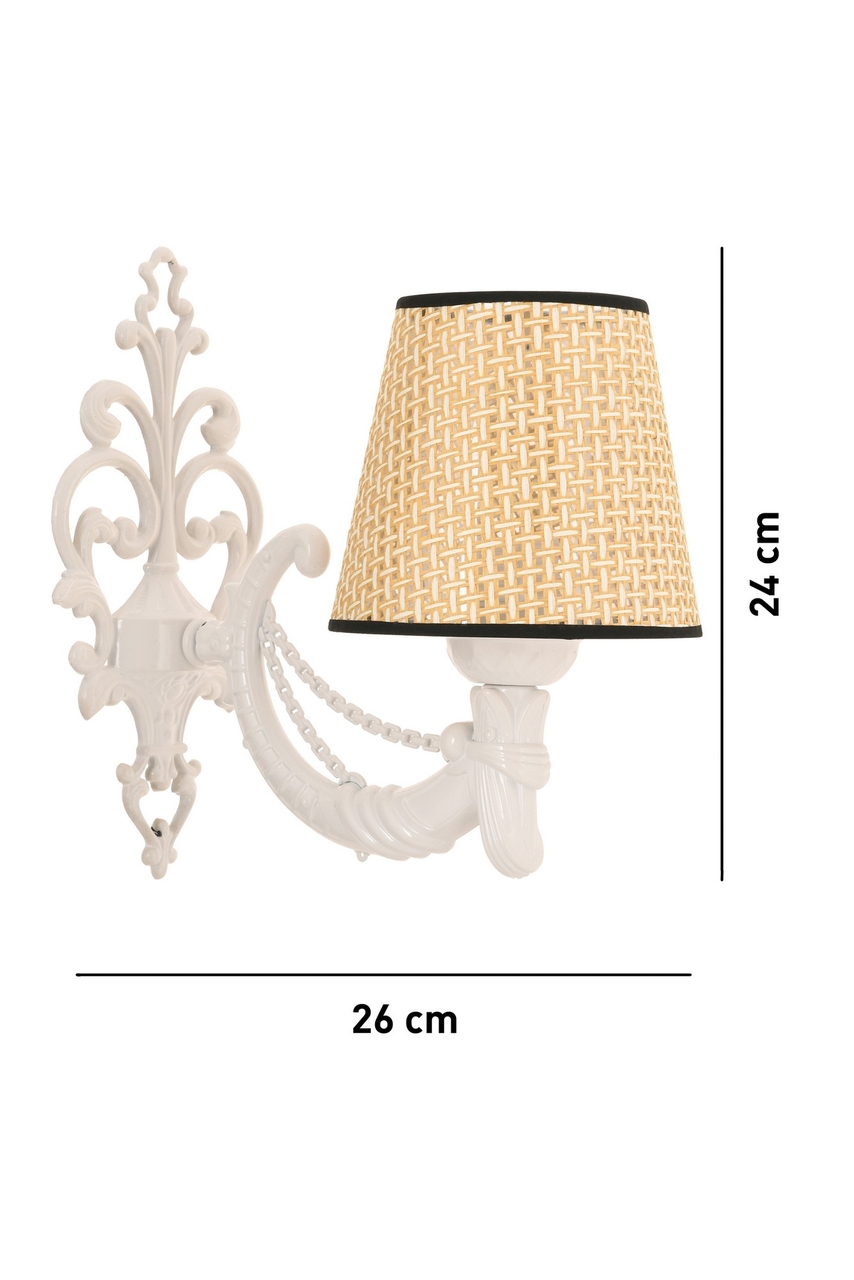 Aplica de perete, Opviq, 390FLH2345, Natural/Alb - view 5