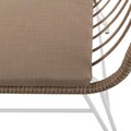 Scaun pentru gradina Ariki v2, 65 x 62 x 76 cm, otel/ratan sintetic