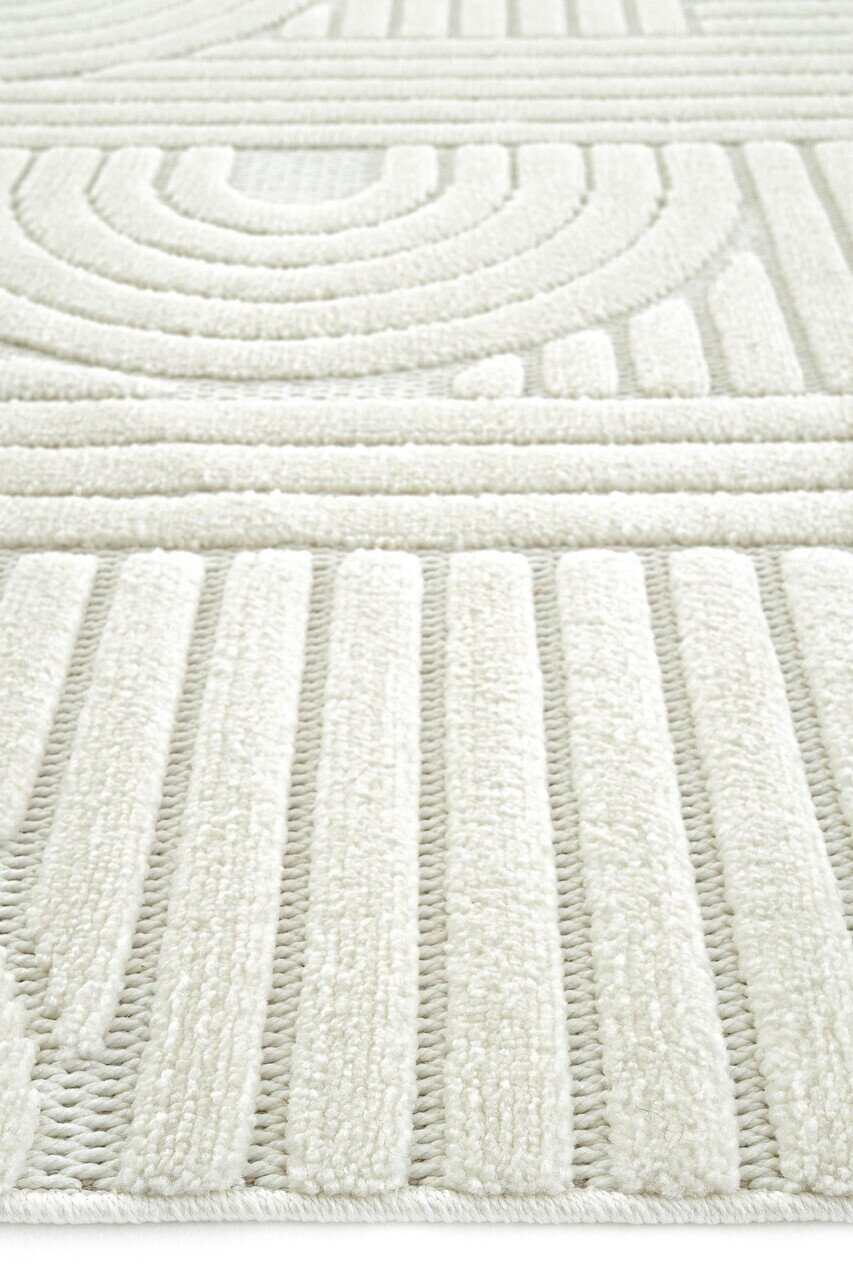 Covor, Stone 1090, 160x230 cm, Fibre naturale, Crem — imaginea 3