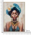 Tablou decorativ Ayda -B, Mauro Ferretti, 72x102 cm, canvas pictat/lemn de brad, multicolor
