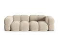 Canapea 4 locuri, Loretto, Cosmopolitan Design, 250x100x68 cm, catifea, bej deschis