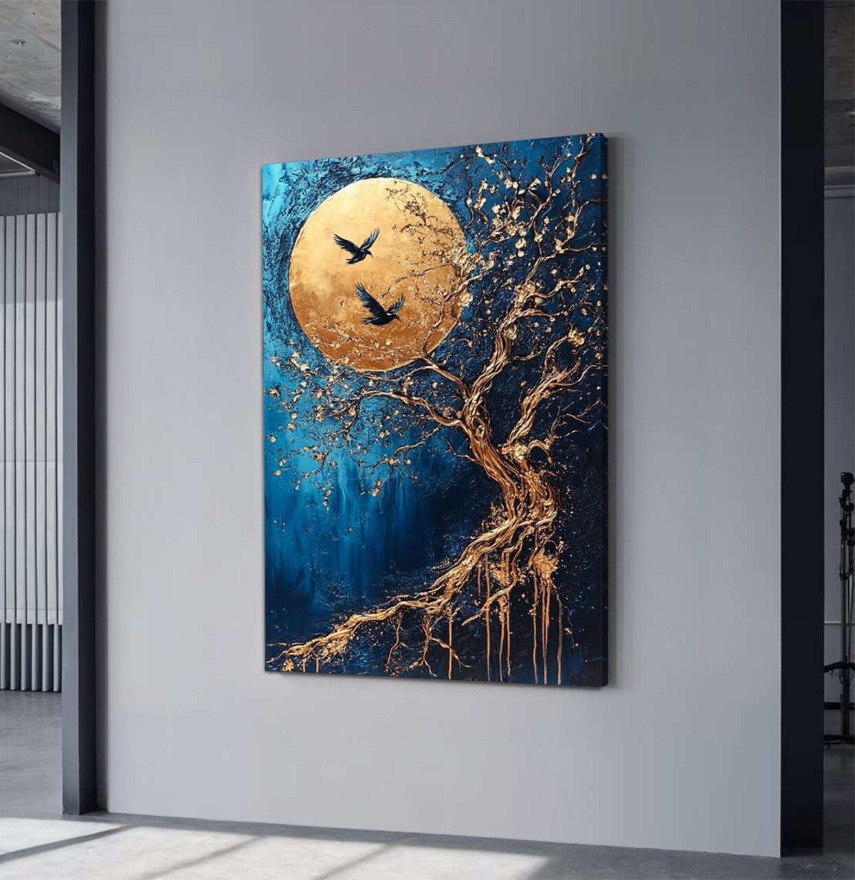 Tablou decorativ, YNS-1018-70 x 100, Lemn, Multicolor - view 2