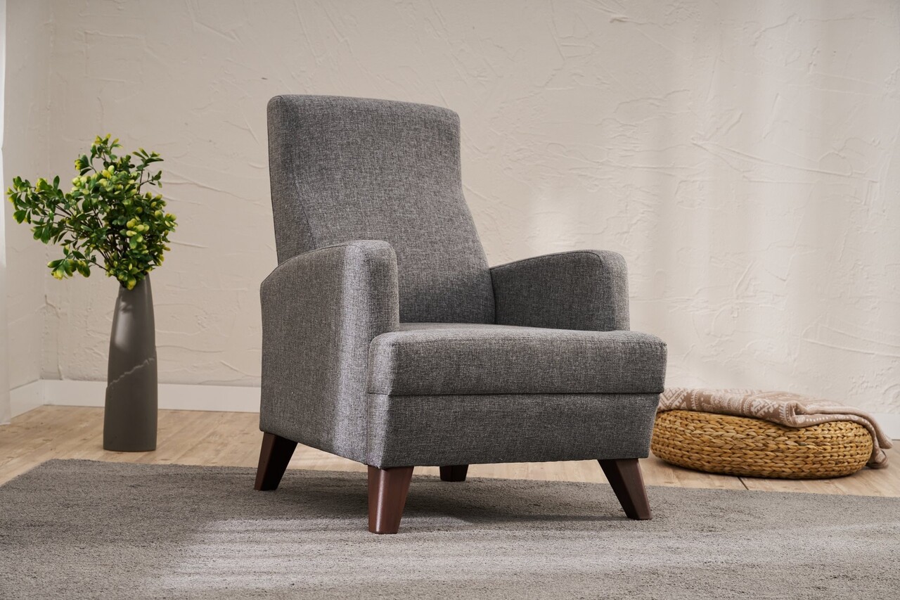 Fotoliu, Atelier del Sofa, 825BLC5241, Lemn, Gri - view 2