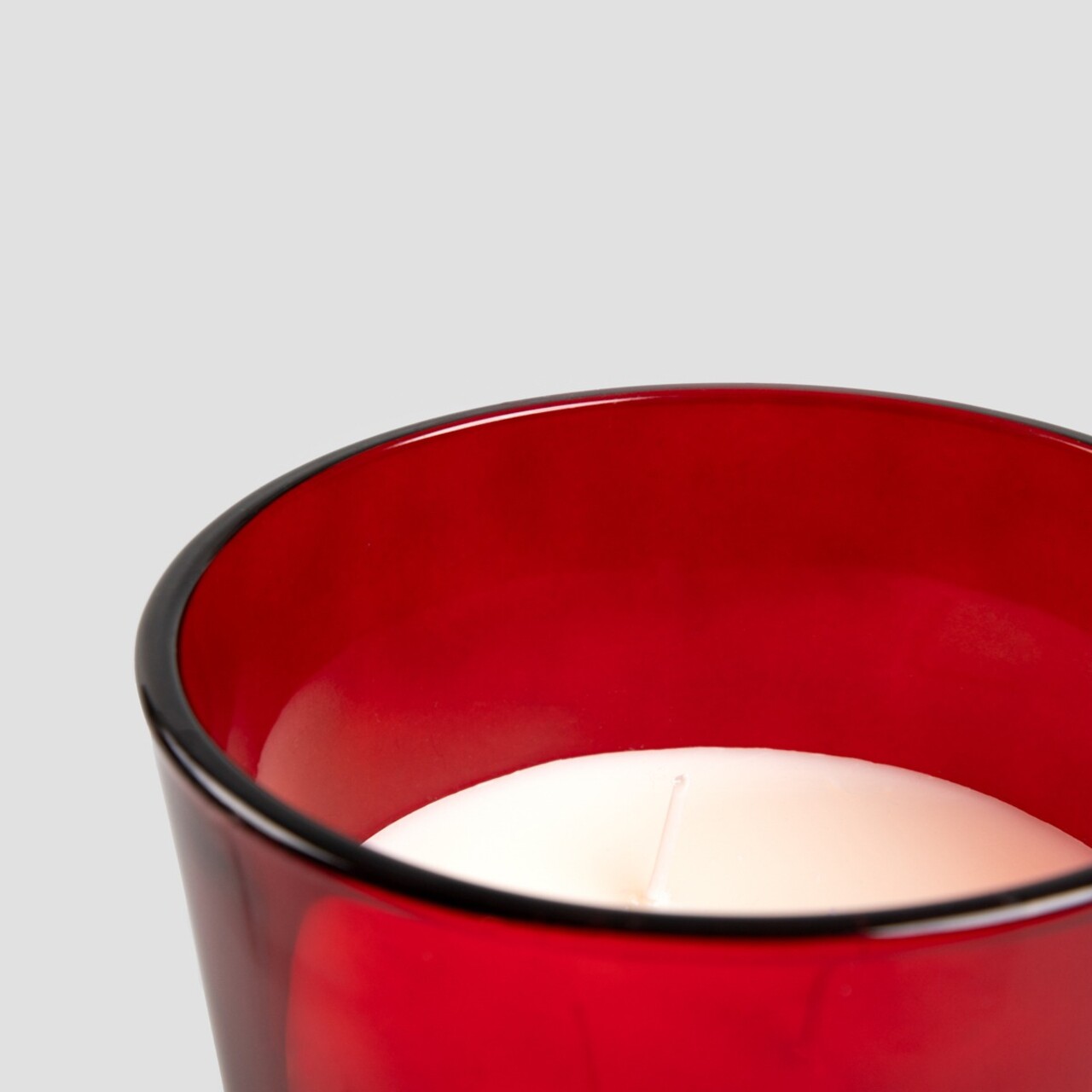 Lumanare parfumata Ember, Homla, 700 gr, ceara/sticla, rosu