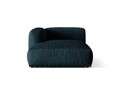 Sezlong modular living stanga 1 loc, Martina-120, Micadoni Home, 176x123x75 cm, catifea, petrol inchis