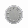 Dispozitiv cu sunete albe pentru dormit White Noise Slewel, InnovaGoods, incarcare USB, 400 mAh, Ø9 x 4.2 cm, gri
