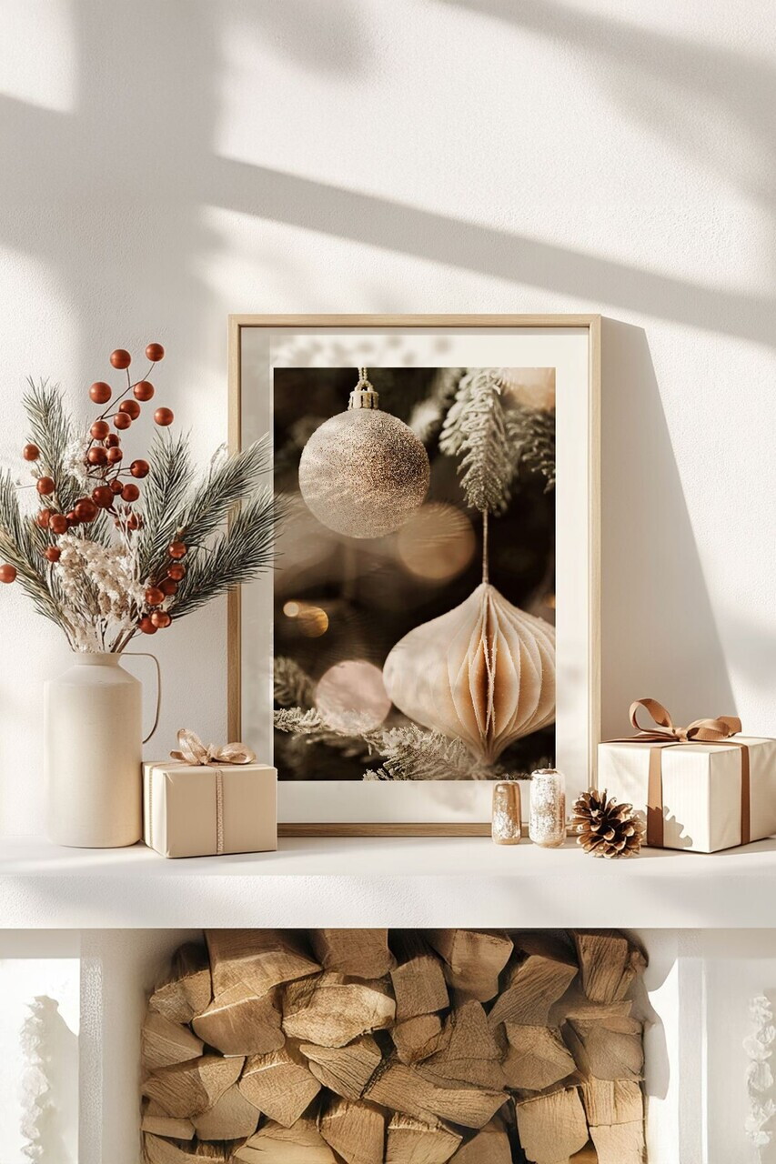 Tablou decorativ, Nwyearsngmdl80, MDF, Multicolor