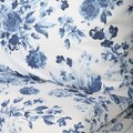 Lenjerie de pat dubla Sorli, Homla, 3 piese, 160x200 cm, bumbac, alb/albastru