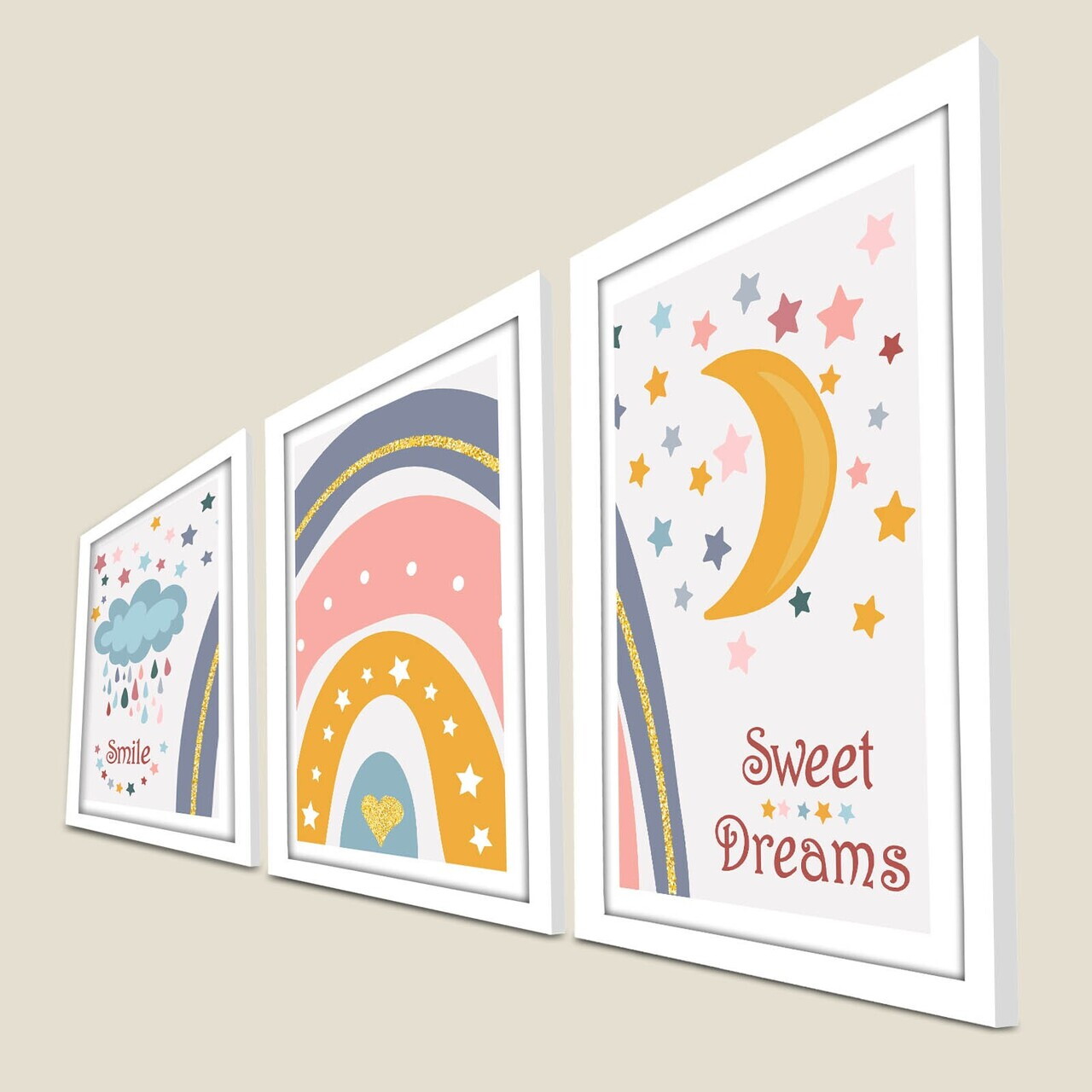Tablou decorativ, 3p3752softct-013, Lemn, Multicolor — imaginea 3