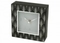Ceas Foxi, Duo, 14 x 14 x 4.5 cm, sticla, negru